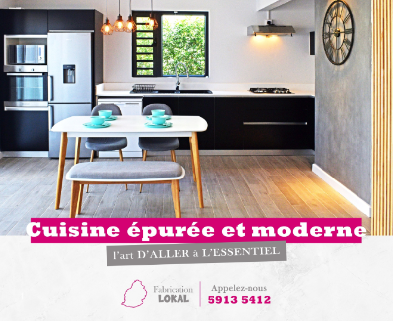 Cuisine contemporaine sur-mesure MAUSTYLE